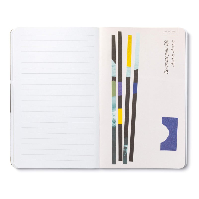Compendium Softcover Journal - To exist is to changeâ€¦ to go on creating oneself endlessly. â€“ A Write Now Journal with 128 Lined Pages, 5â€³W x 8â€³H - Image 2